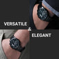 Personalized Black Chronograph Luxury Watch - Gift For Him - Anniversary/Birthday/Father's Day/Valentines