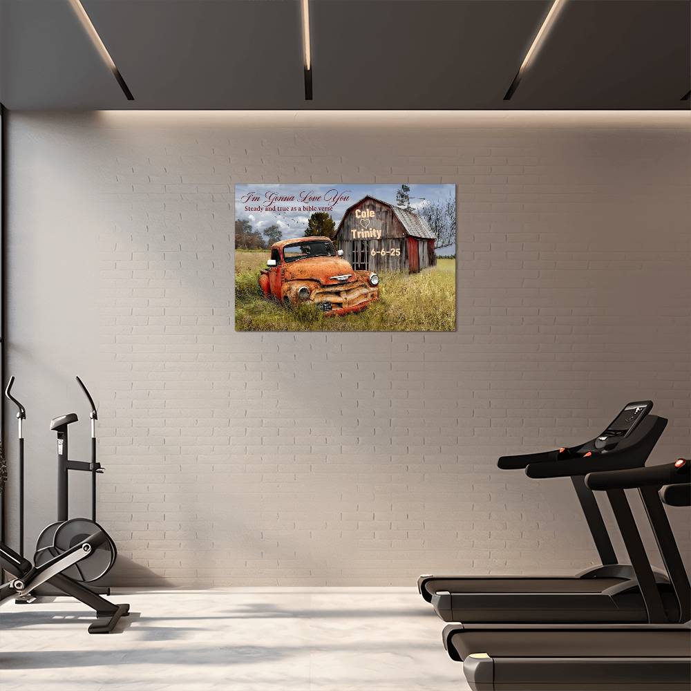 Personalized Metal Wall Art Canvas - Wall Decor