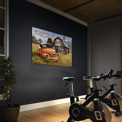 Personalized Metal Wall Art Canvas - Wall Decor