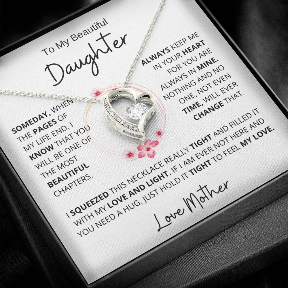 Sentimental Mother-Daughter Gift - "Keep Me in Your Heart" Charm