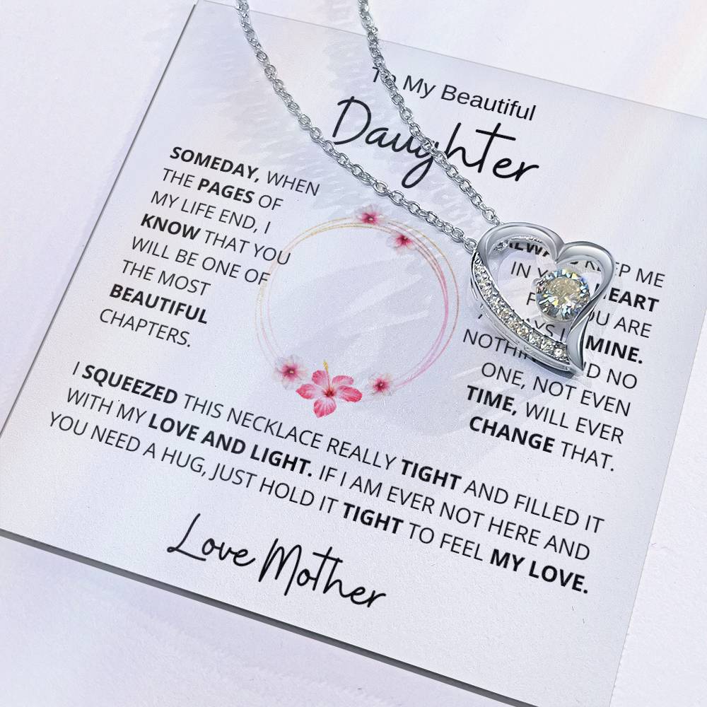 Sentimental Mother-Daughter Gift - "Keep Me in Your Heart" Charm