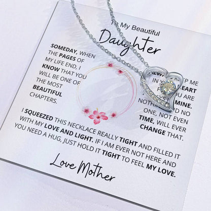 Sentimental Mother-Daughter Gift - "Keep Me in Your Heart" Charm