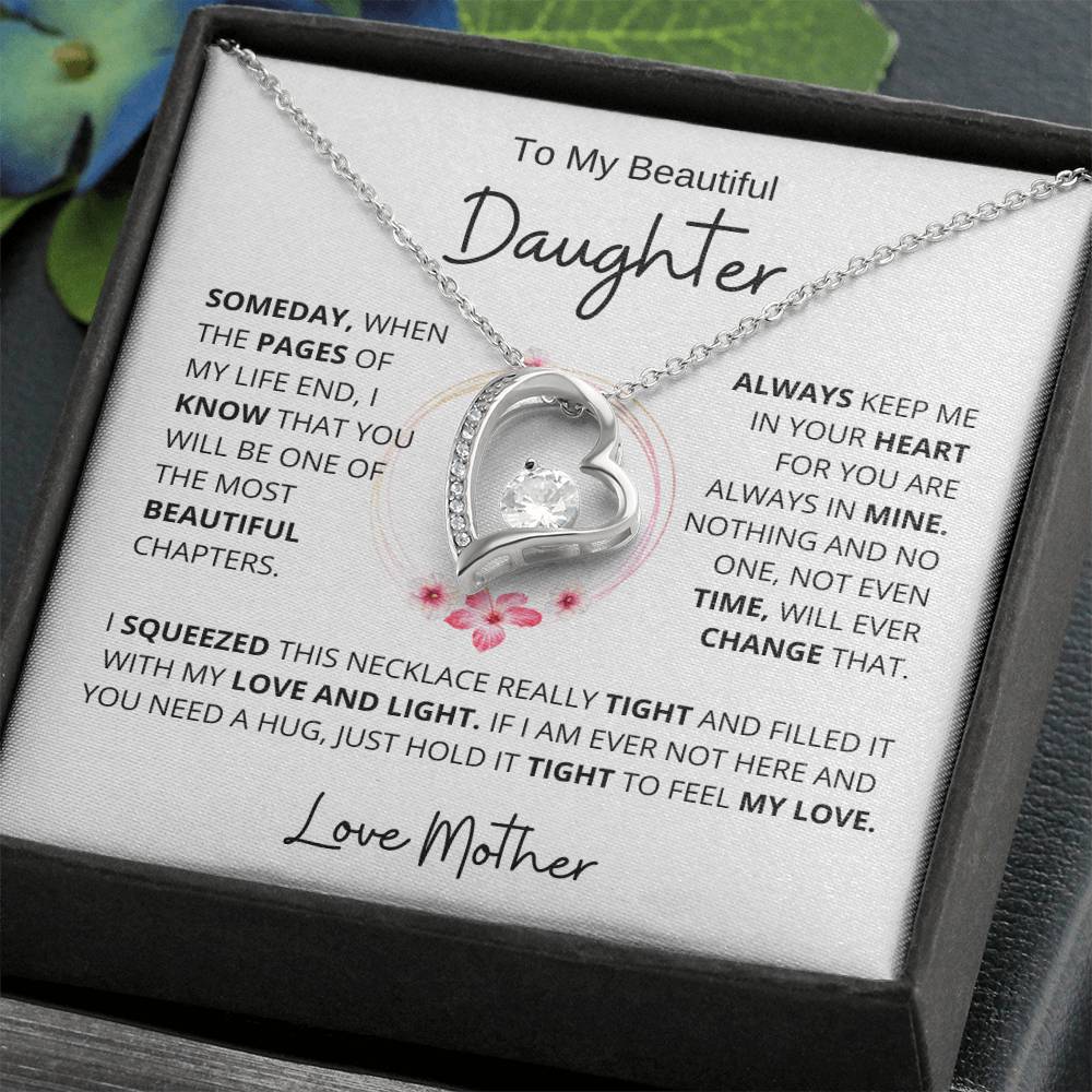 Sentimental Mother-Daughter Gift - "Keep Me in Your Heart" Charm