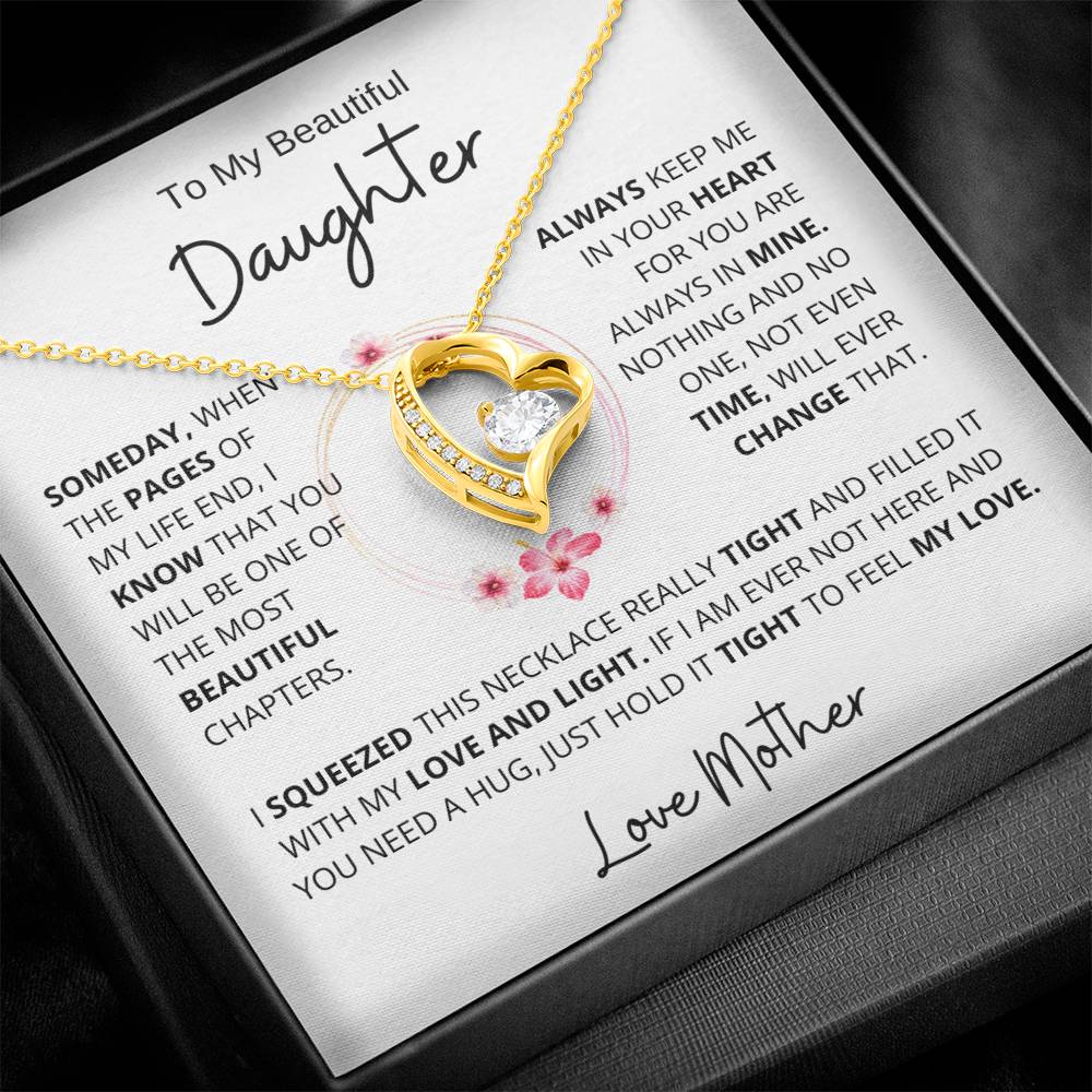 Sentimental Mother-Daughter Gift - "Keep Me in Your Heart" Charm
