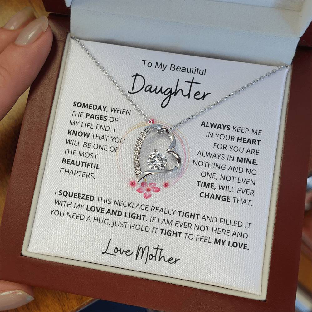 Sentimental Mother-Daughter Gift - "Keep Me in Your Heart" Charm