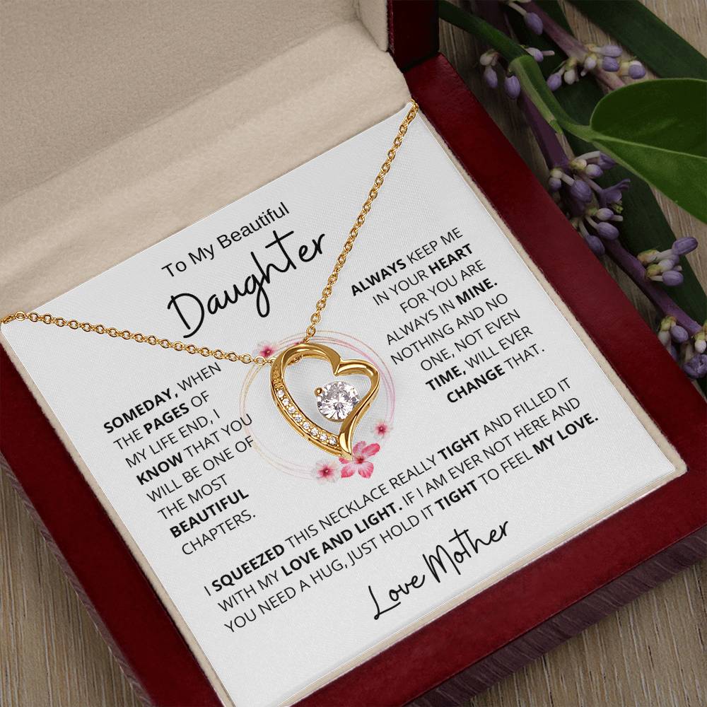 Sentimental Mother-Daughter Gift - "Keep Me in Your Heart" Charm