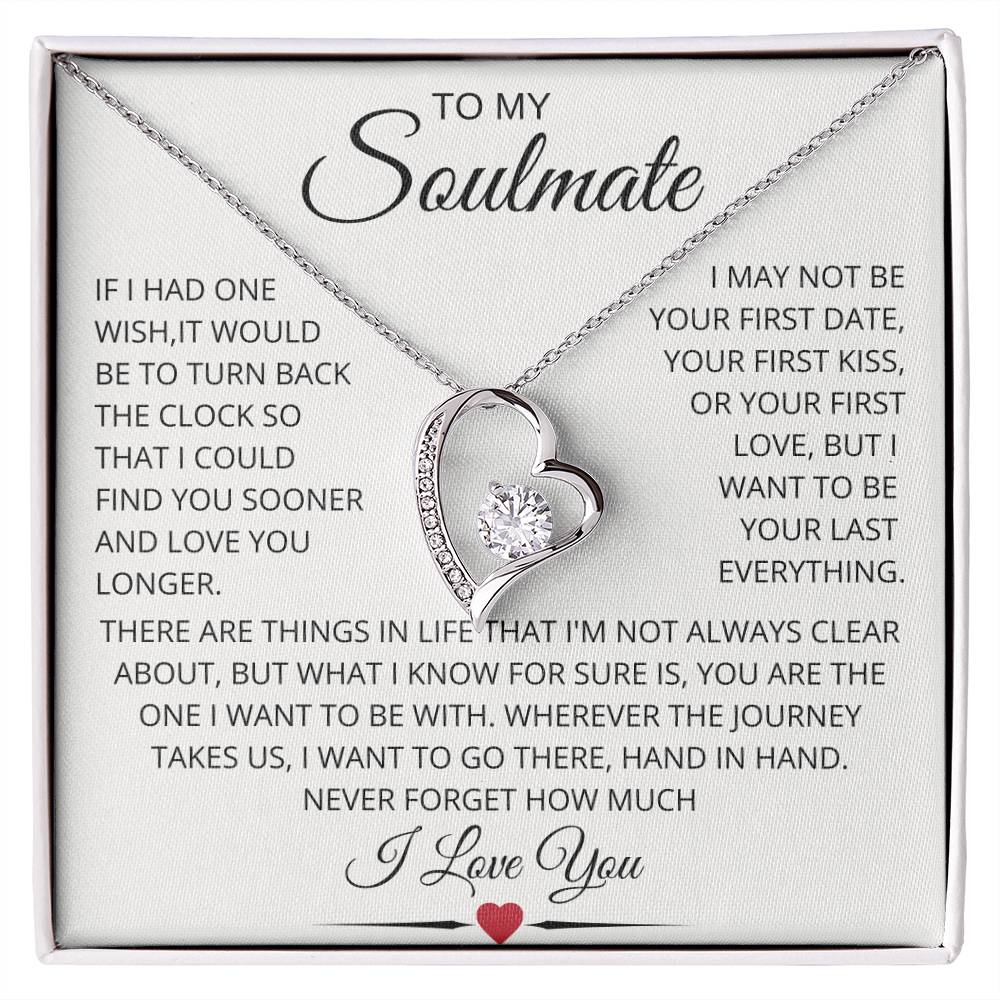 Soulmate Last Everything | Forever Love Necklace