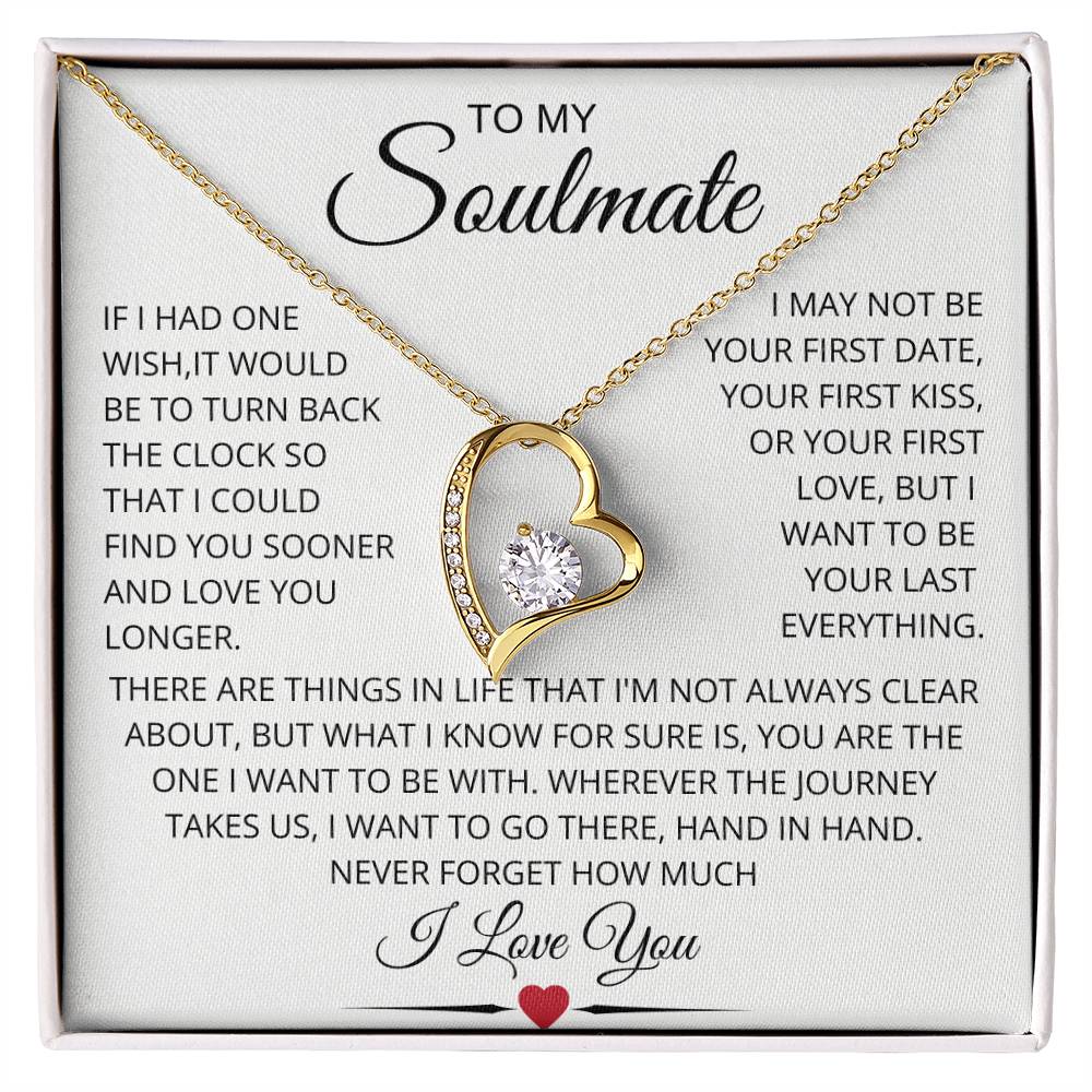 Soulmate Last Everything | Forever Love Necklace