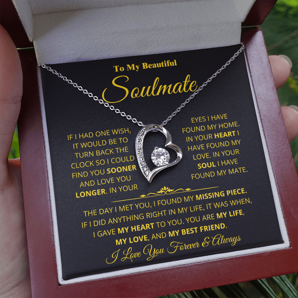 Soulmate - Missing Piece - Forever Love Necklace