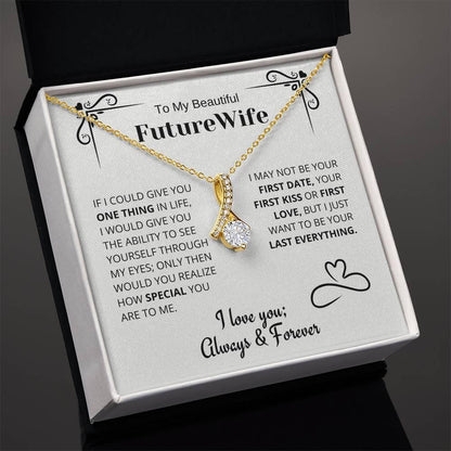 Special - Future Wife Gift - Horseshoe Necklace - Charming Family Gift
