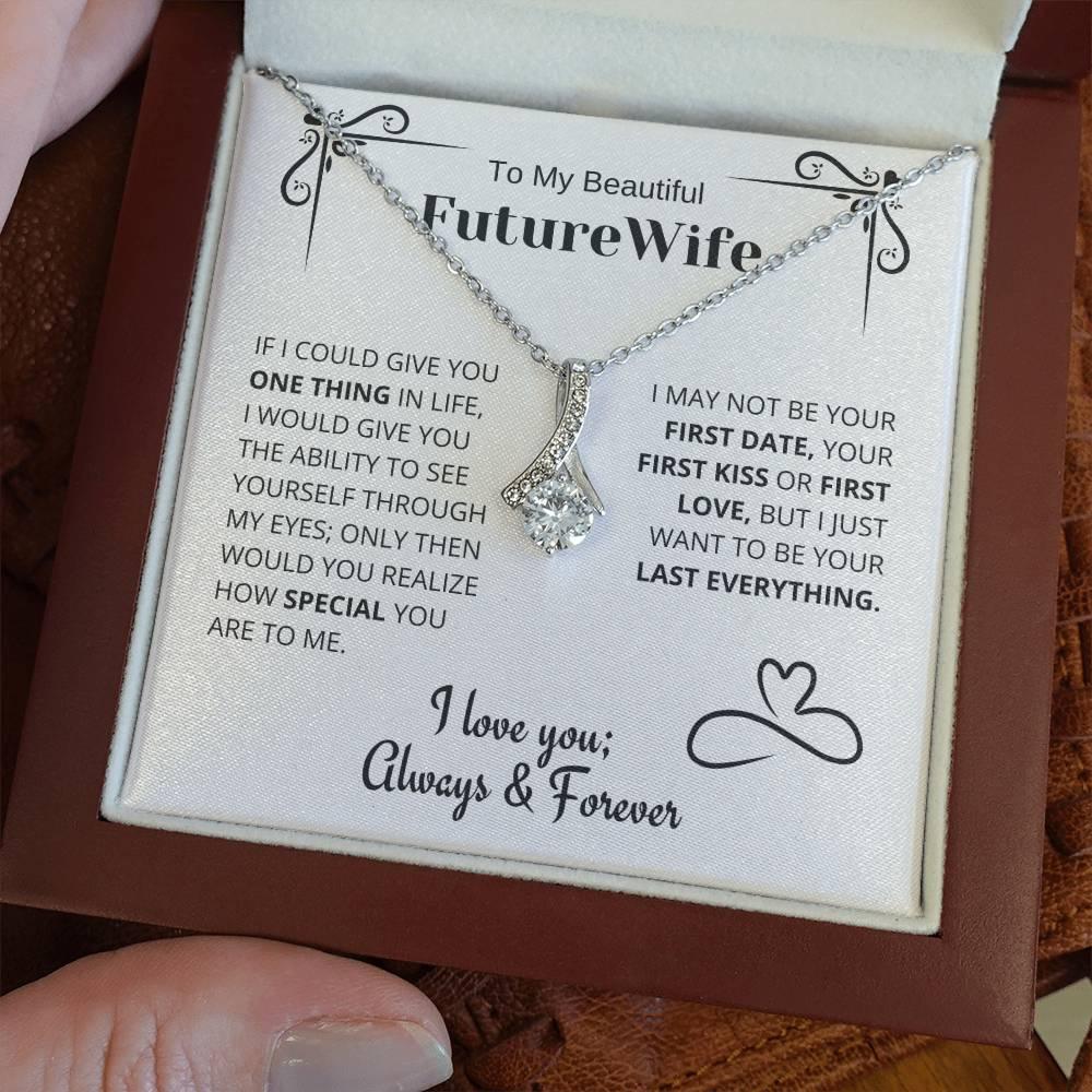 Special - Future Wife Gift - Horseshoe Necklace - Charming Family Gift