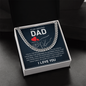 To My Amazing Dad - I Love You - Cuban Link Chain Gift Set