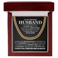 To My Amazing Husband - I Choose You -  Cuban Link Chain Gift Set