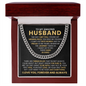 To My Amazing Husband - The Day I Met You - Cuban Link Chain Gift Set