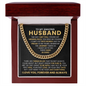 To My Amazing Husband - The Day I Met You - Cuban Link Chain Gift Set
