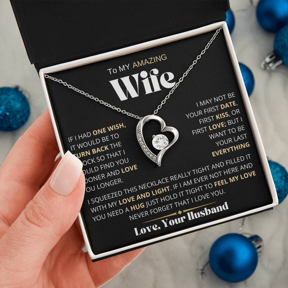 To My Amazing Wife | One Wish | Forever Love Necklace