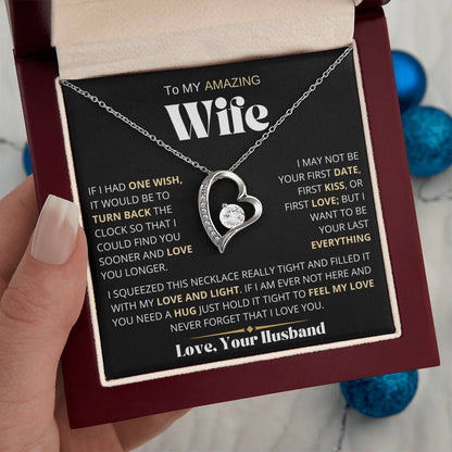 To My Amazing Wife | One Wish | Forever Love Necklace