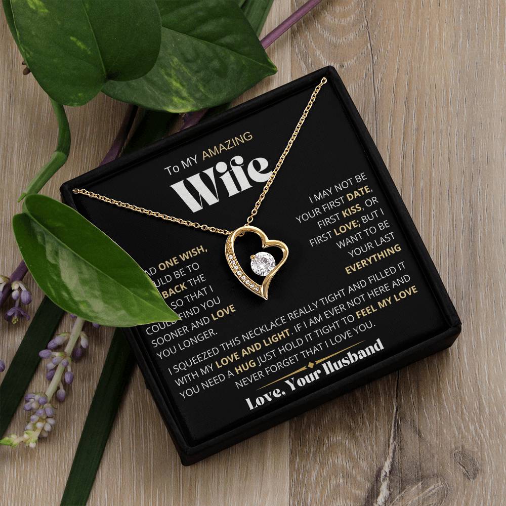 To My Amazing Wife | One Wish | Forever Love Necklace