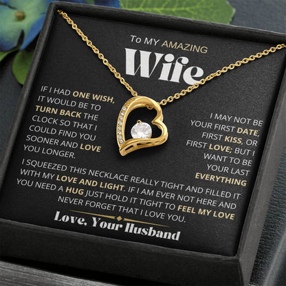 To My Amazing Wife | One Wish | Forever Love Necklace