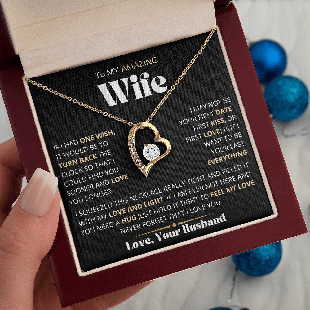 To My Amazing Wife | One Wish | Forever Love Necklace