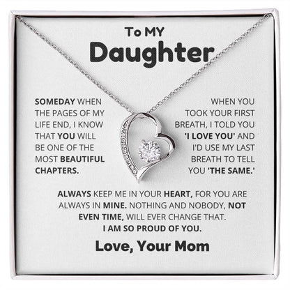 To My Beautiful Daughter - Always Keep me in your Heart - Charming Family Gift