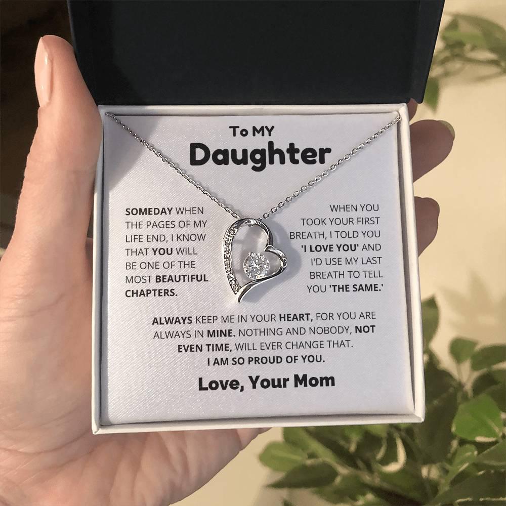 To My Beautiful Daughter - Always Keep me in your Heart - Charming Family Gift