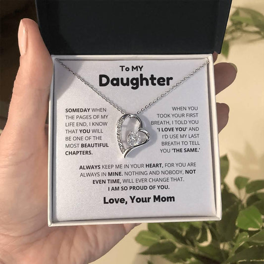 To My Beautiful Daughter - Always Keep me in your Heart - Charming Family Gift