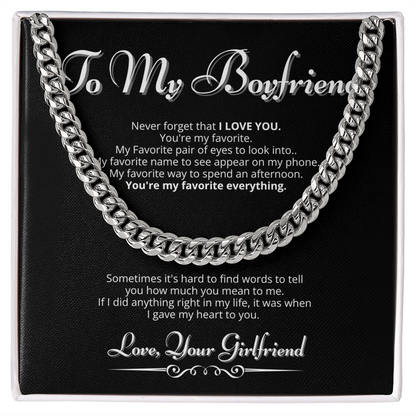 To My Boyfriend | My Favorite Everything