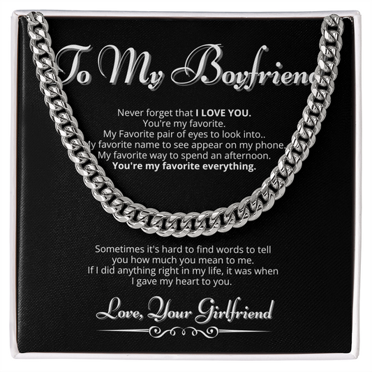To My Boyfriend | My Favorite Everything