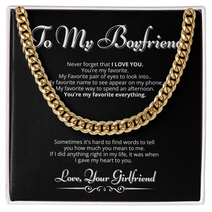 To My Boyfriend | My Favorite Everything