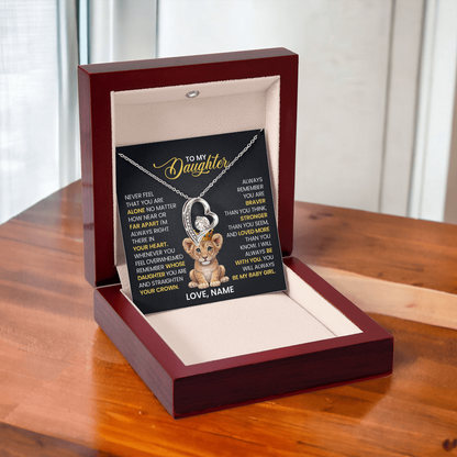 To My Daughter - Forever Love Necklace Gift Set