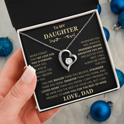 To My Daughter, Love Dad - My Love For You is Forever - Charming Family Gift