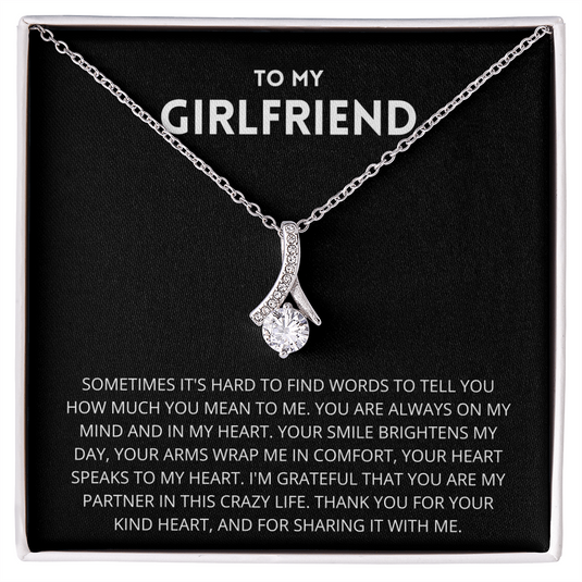 Necklace Gift for Girlfriend - CHARMING FAMILY GIFT LLC 