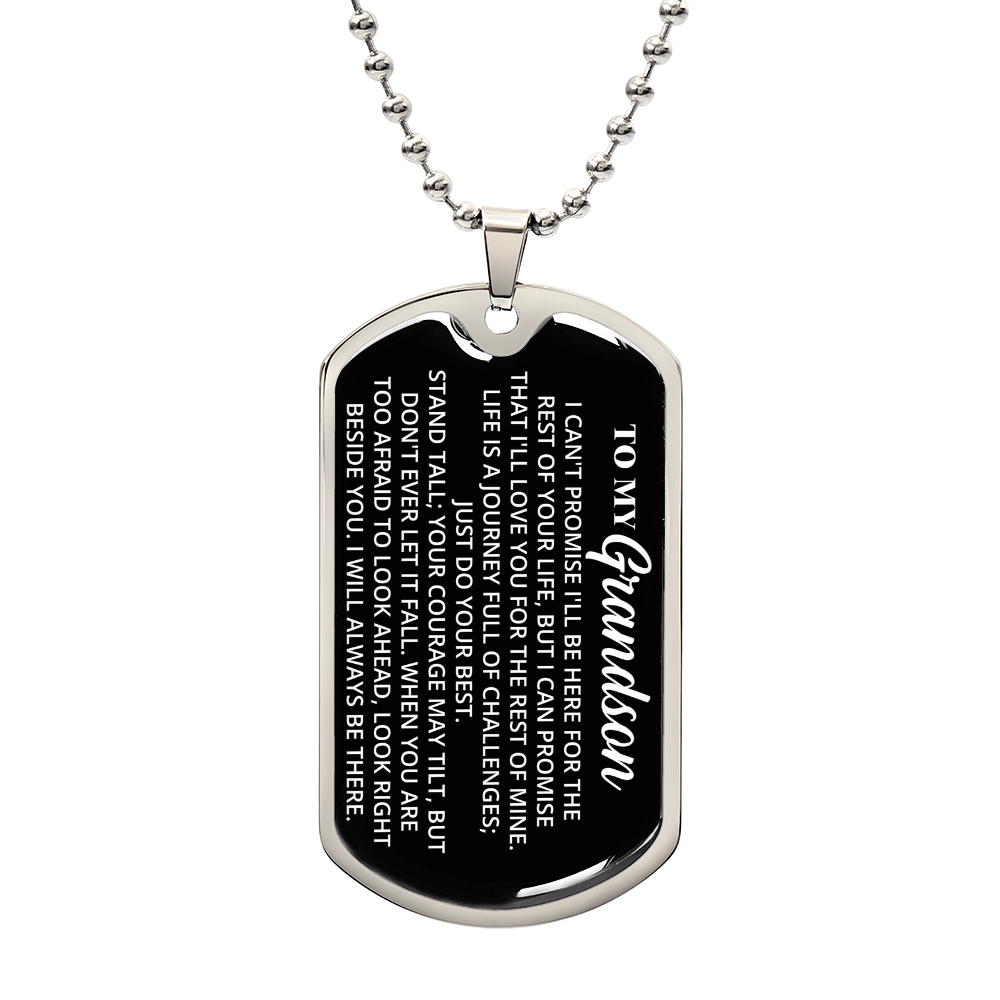 To My Grandson - Love Tag Gift Set