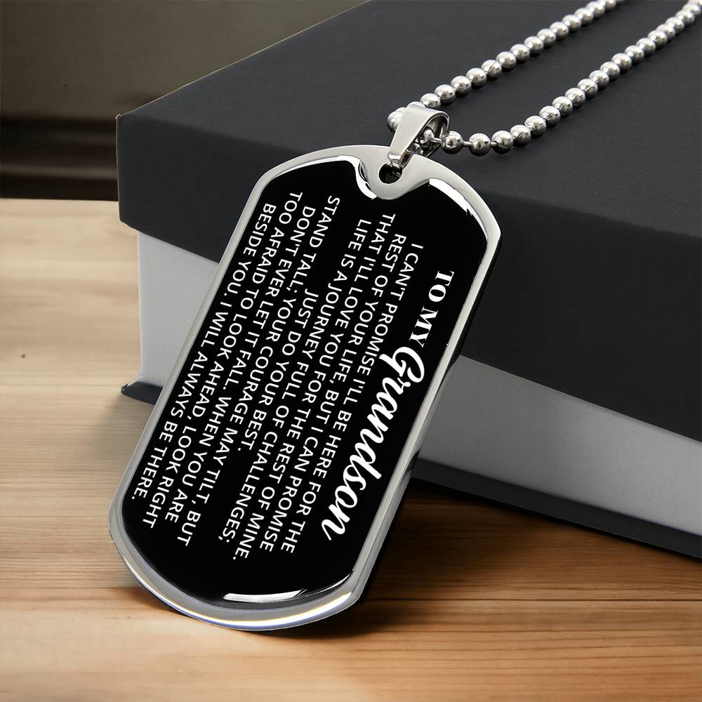 To My Grandson - Love Tag Gift Set