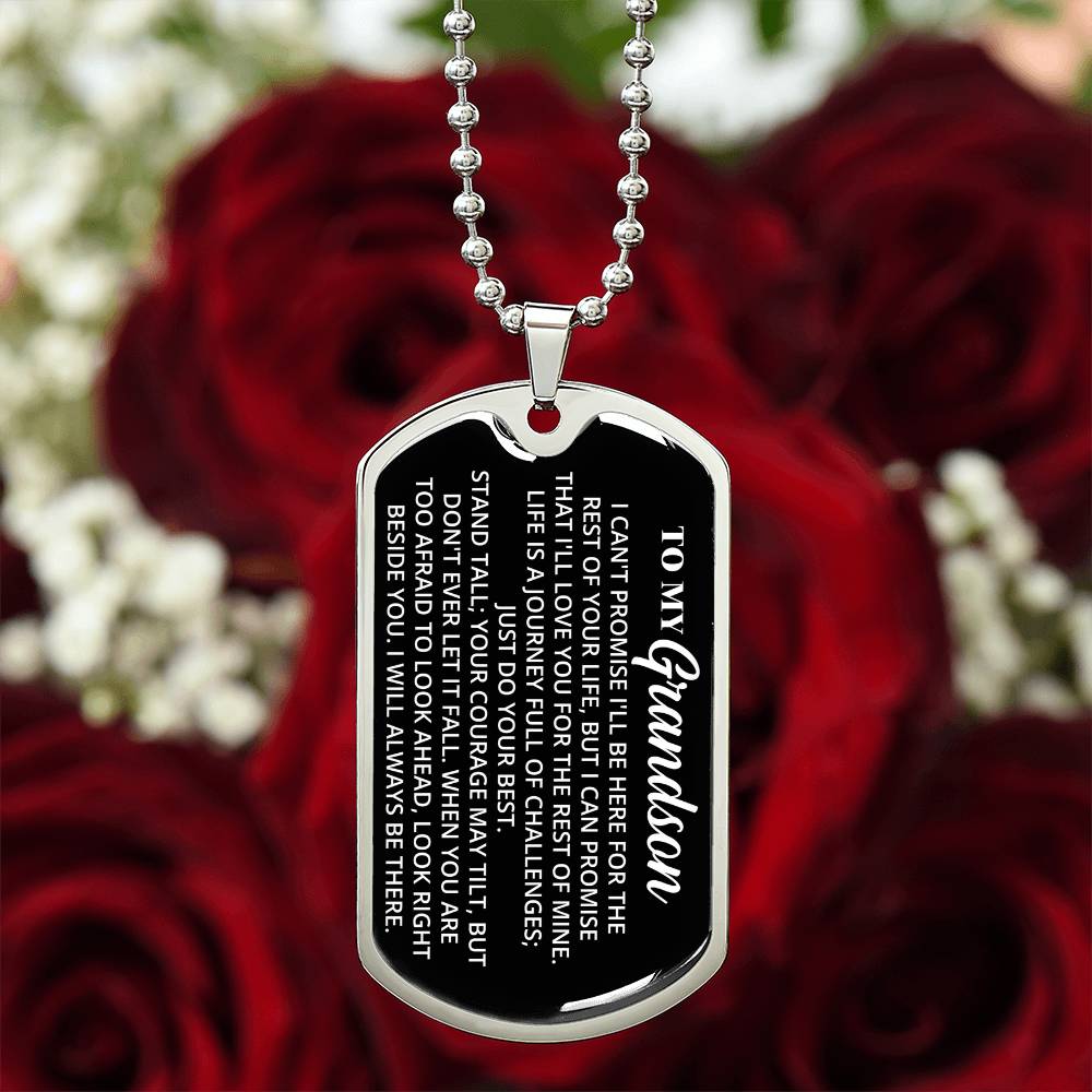 To My Grandson - Love Tag Gift Set