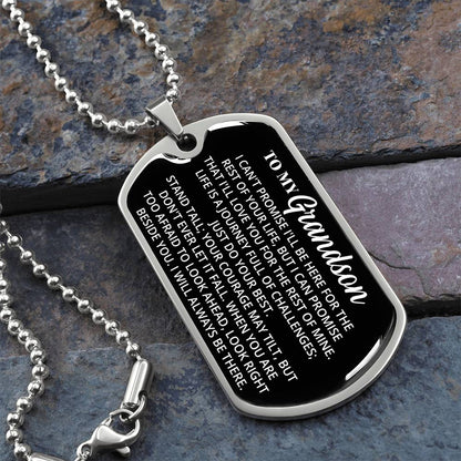 To My Grandson - Love Tag Gift Set