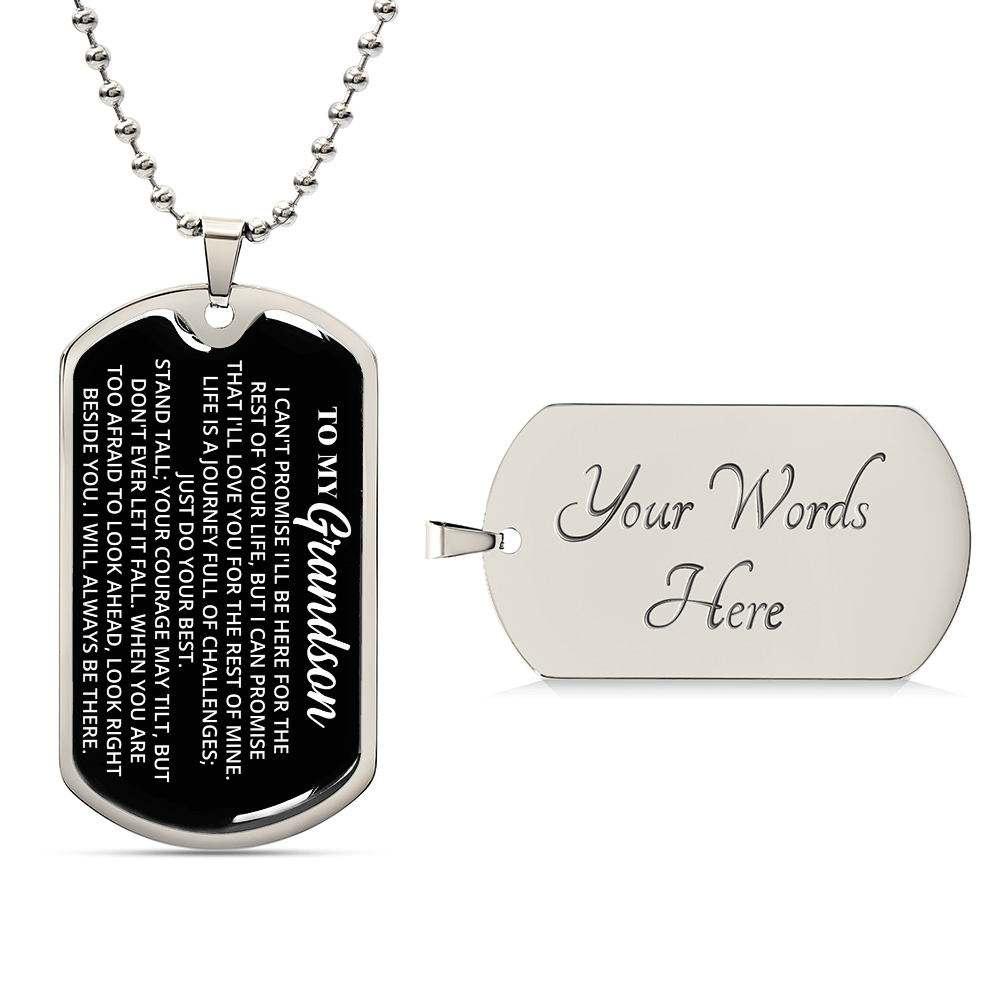 To My Grandson - Love Tag Gift Set