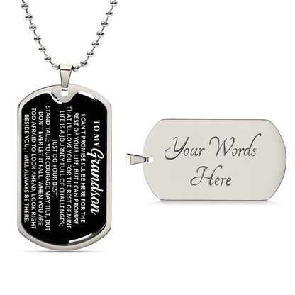 To My Grandson - Love Tag Gift Set