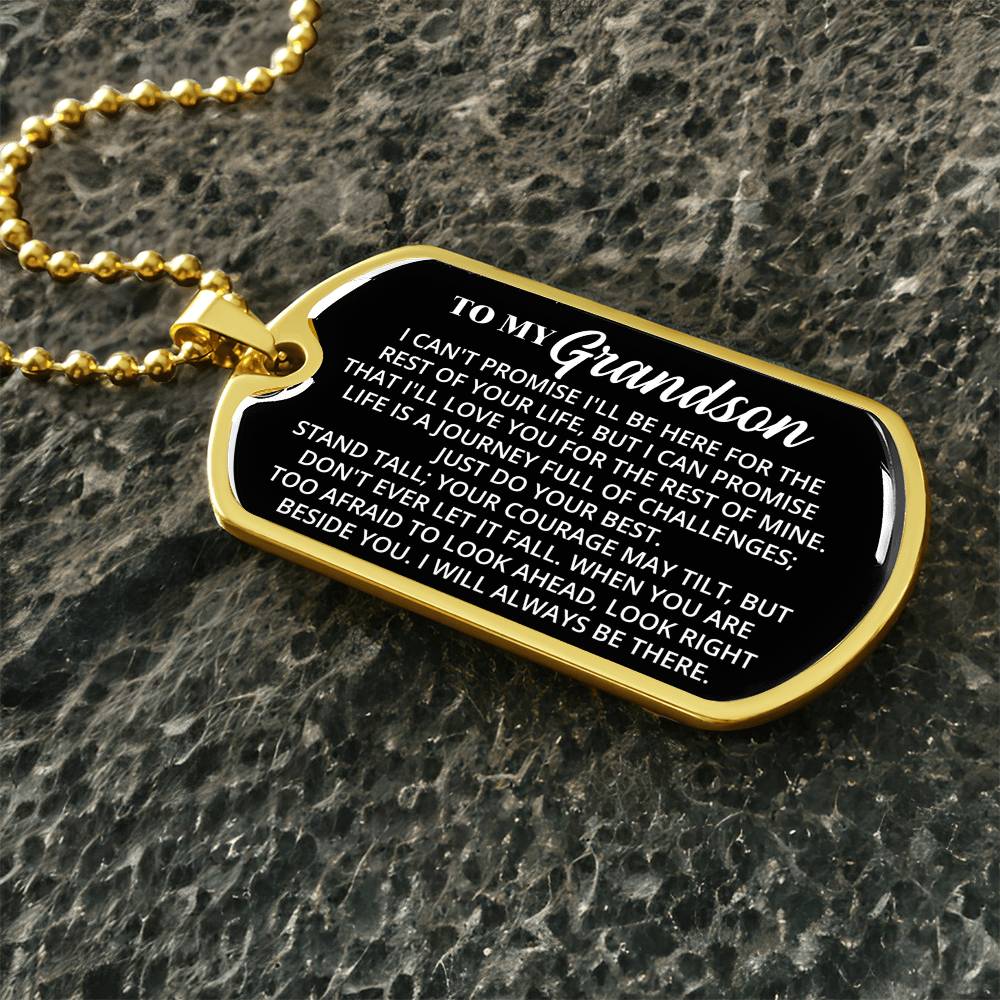 To My Grandson - Love Tag Gift Set