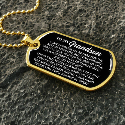 To My Grandson - Love Tag Gift Set