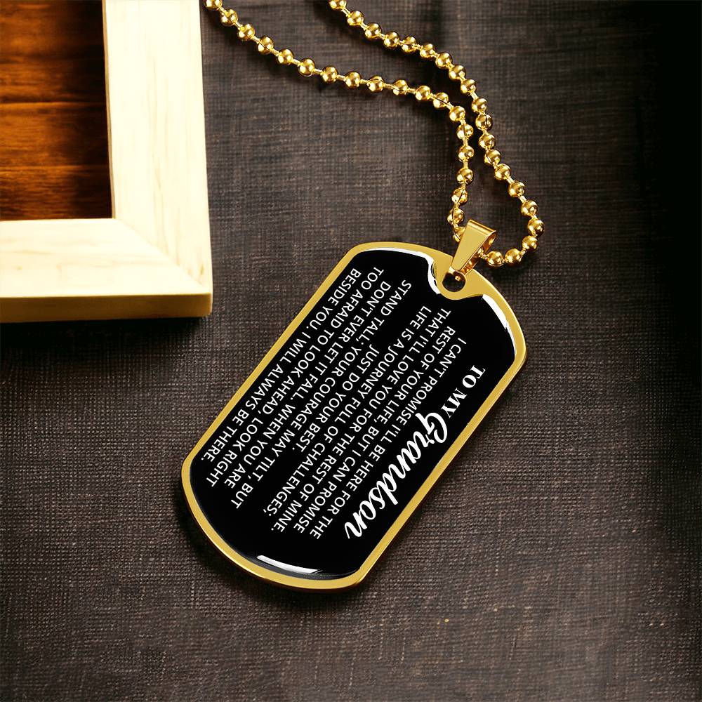 To My Grandson - Love Tag Gift Set