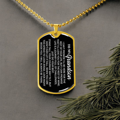 To My Grandson - Love Tag Gift Set