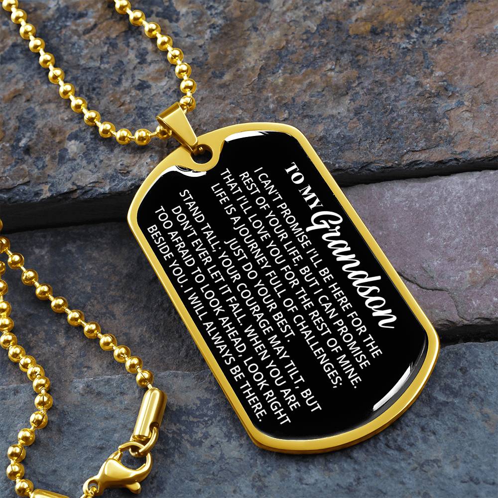 To My Grandson - Love Tag Gift Set