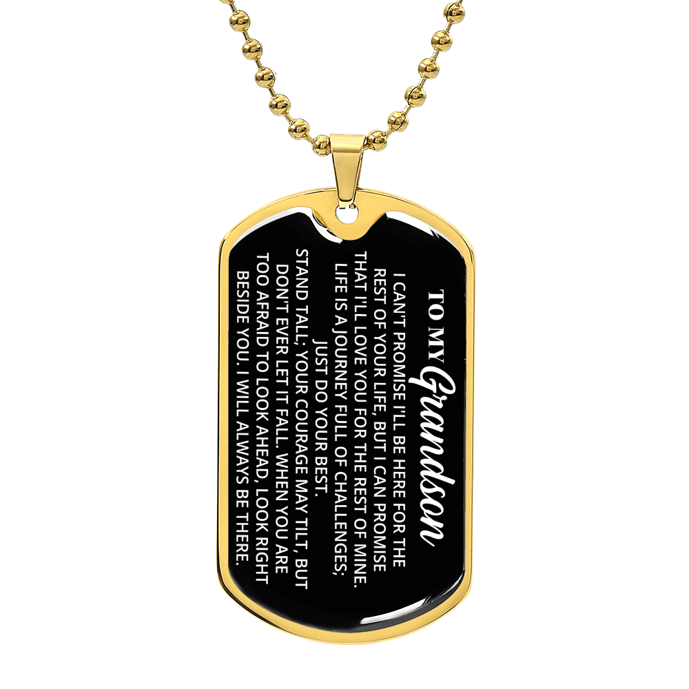 To My Grandson - Love Tag Gift Set