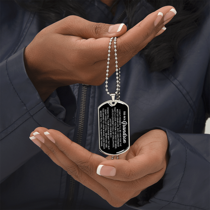 To My Grandson - Love Tag Gift Set