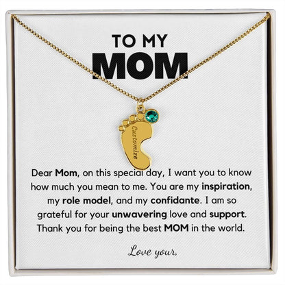 To My Mom - I LOV YOU - Charming Family Gift