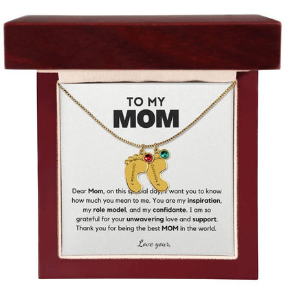 To My Mom - I LOV YOU - Charming Family Gift