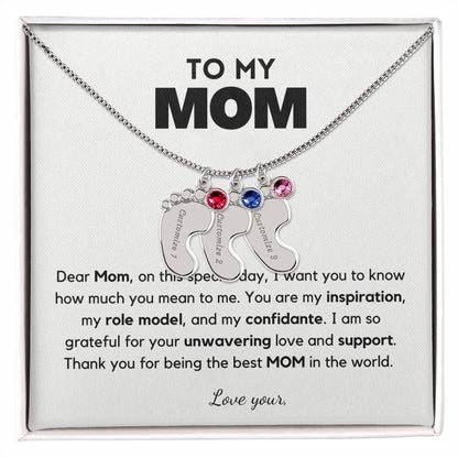 To My Mom - I LOV YOU - Charming Family Gift