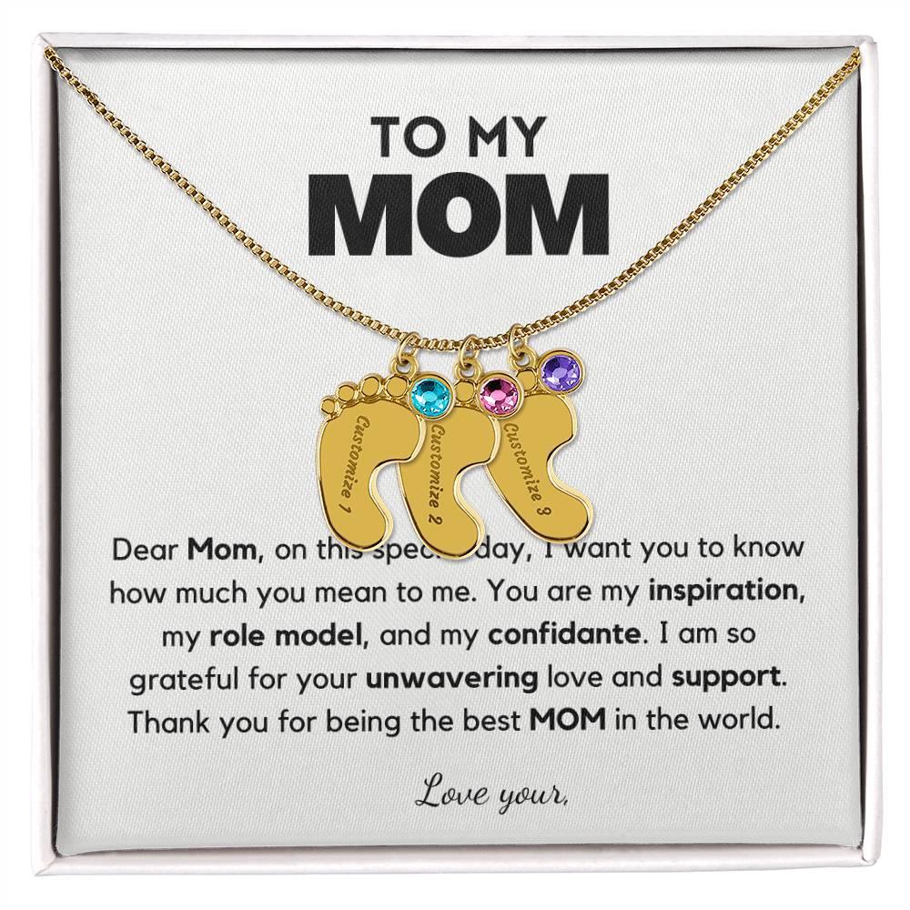 To My Mom - I LOV YOU - Charming Family Gift